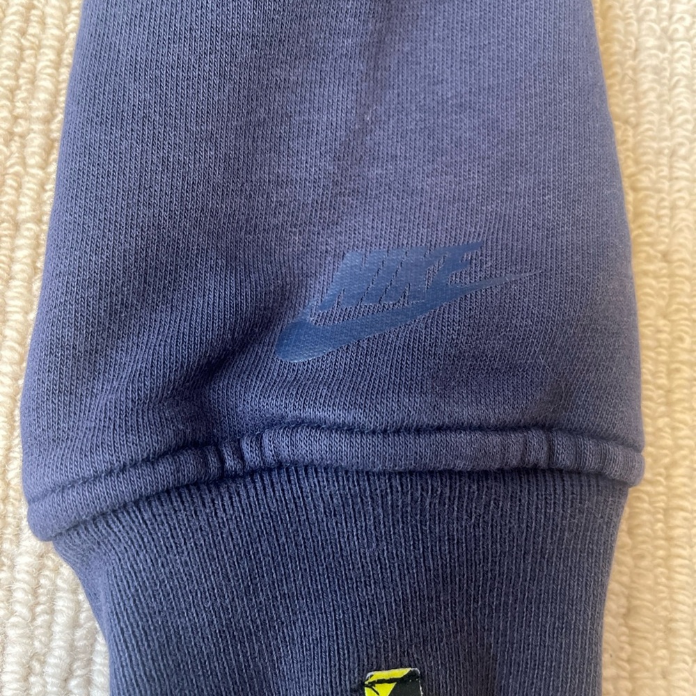 Nike Quarter Zip Tennis Pullover Sweatshirt Navy Blue Size Medium - Picture 6 of 9